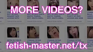 Japanese Asian Tongue Spit Face Eau-de-Cologne Shellacking Sucking Kissing Handjob Talisman - More at fetish-master.net